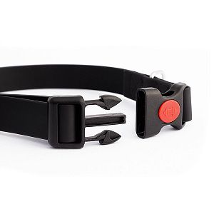 Safety black collar for GPS tracker