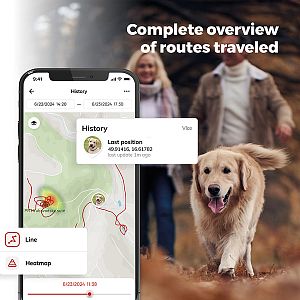 Track how many kilometers you’ve covered together and all the places you’ve been